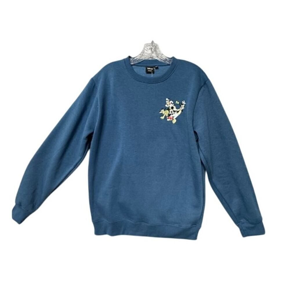 Mickey & Friends Men's Graphic Sweatshirt with Embroidery Size M New